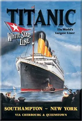 NEW 2  X 3  TITANIC WHITE STAR LINE Refrigerator Magnet • $6.75