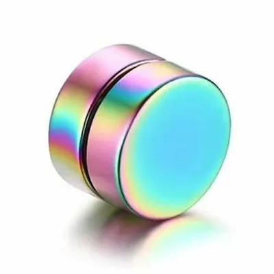 Rainbow Magnetic Stud Earring Top Quality Jewellery For Men A476 • £3