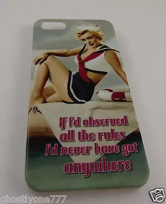 For Iphone 5 Phone Case Marilyn Monroe Sailor Outfit Observed The Rules  • $11.99