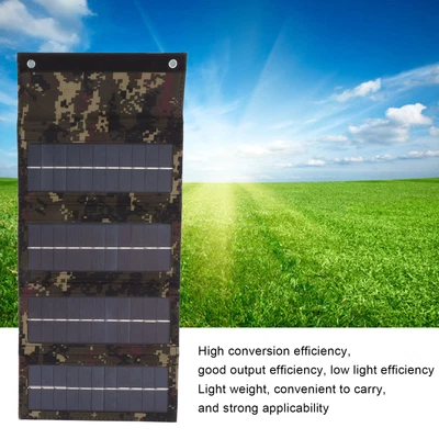 £18.55 • Buy Solar Panel Bag Monocrystalline Silicon Solar Panel Case 40W Camouflage