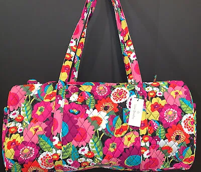 $59.50 • Buy Vera Bradley Large Travel Duffel Va Va Bloom Retired Pattern New Weekend Duffle
