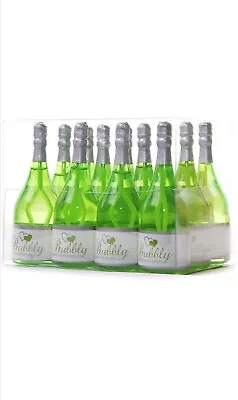 Wedding Favour Green Bubbles Champagne Style Bottle  • £8.99