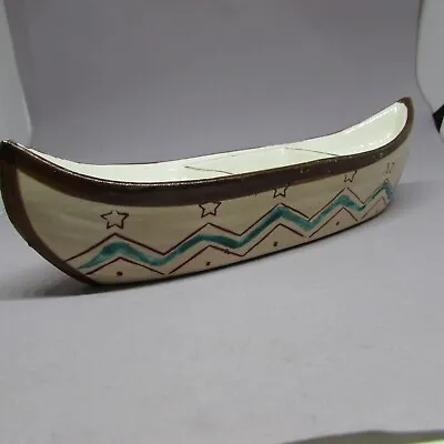 Vintage Made In Occupied Japan  Ceramic Canoe Trinket Dish • $13