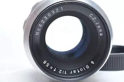 Carl Zeiss Jena 58mm F/2 Biotar Lens M42 Germany • $169