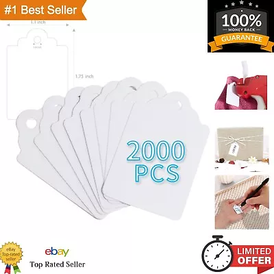 Unstrung Marking Tags2000 Pcs Price Tags1.75 X 1.1 InchesWhite Merchandise... • $28.99