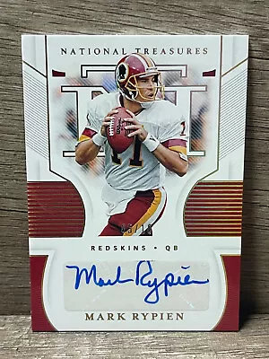 2020 Panini National Treasures Signatures /49 Mark Rypien #S-MR Auto • $44.99