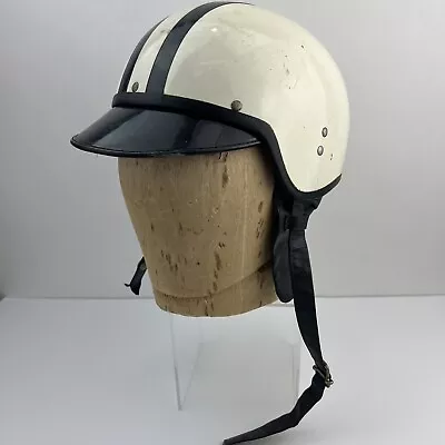 Vintage 1950's British Ever Oak Everoak Brand Racing Motocycle Helmet • $199