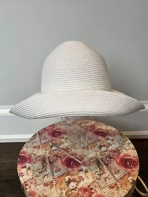 Vtg NWT White Betmar Packable Crushable Sun Hat • $19.99