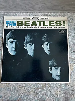 The Beatles Meet The Beatles! 1964 Pressing ST-2047 Complete W/Sleeve Stereo EX • $183.78