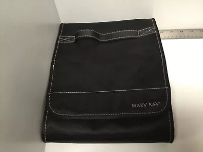 Mary Kay Travel Makeup Bag Black Pink Handle 4 Clear Pockets H8 • $12