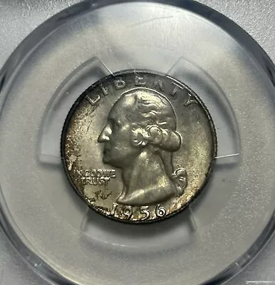 1956-D Washington Quarter 25c MS 65+ PCGS • $0.99