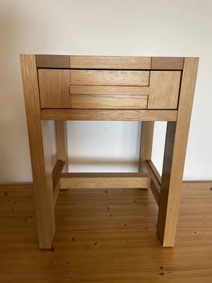 £31 • Buy M&S Sonoma Oak Side Table With Drawer - Excellent - RRP £249 Missing Glass Shelf