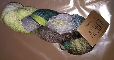Alegria - Manos Del Uruguay - Green Mix - Wool/Polyamide - 100g 2.25-3mm Needle • £14.99