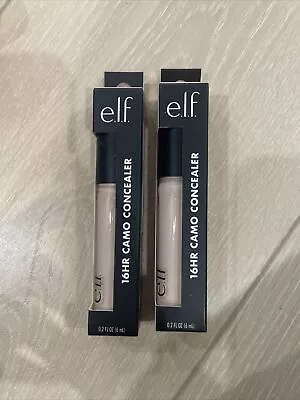 2 E.l.f 16HR Camo Concealer Matte Finish Light Ivory • $8.96