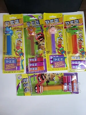 Vintage PEZ Lot Dispensers MUPPETS ANIMAL Gonzo Kermit Miss Piggy Fozzie-90s New • $58.28