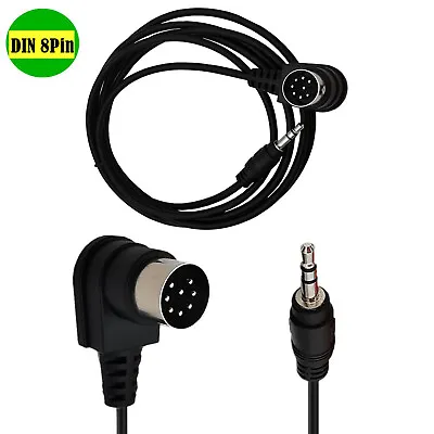 Din 8 Pin MIDI Male 90° Angle To 3.5mm Male Stereo Audio Musical Adapter Cable • $6.39