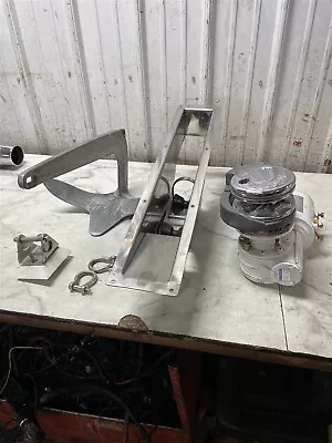 $2099 • Buy  Lewmar Windlass Complete Set TESTED WORKING W Anchor & 150' G4 Galvanized Chain