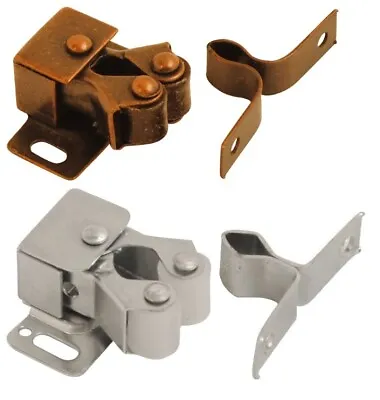 Double Roller Catch Bronze Or Zinc Plated Cupboard Cabinet Door Latch Caravan • £181.19