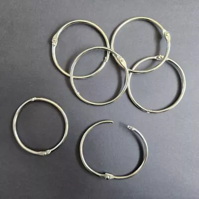 Fake Nail Display Metal Ring Oval Nail Art Wheel Polish Practice Sample Swatches • £3.50