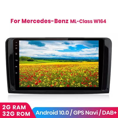 Android 10 Car Stereo GPS Sat Nav Radio For Mercedes ML/GL-Class W164 X164 DAB+ • £139.49