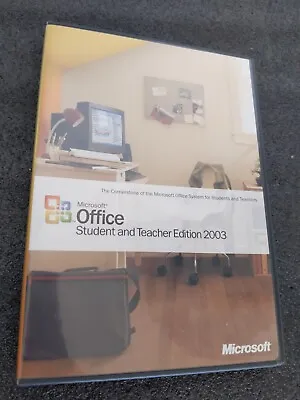 Microsoft Office Student And Teacher Edition 2003 Windows Complete W/Product Key • $11