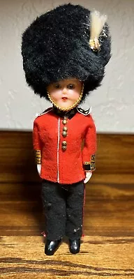 Vintage British English Boy Soldier Doll 8.75” Eyes Close Figurine Beefeater • $10.99