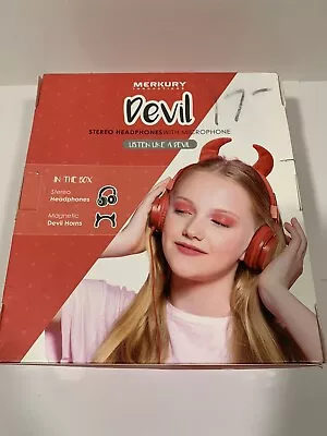 Merkury Innovations - Devil Stereo Headphones With Microphone • $13