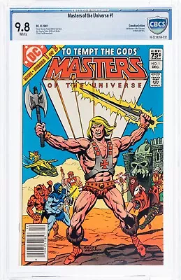 🔥 Masters Of The Universe #1 CANADIAN Price CBCS 9.8 WP 1st Full MOTU 1982 Cgc • $298