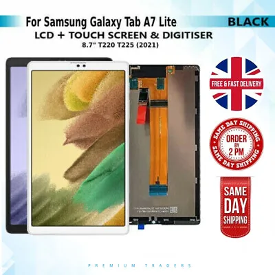 LCD Display Touch Digitizer Screen For Samsung Galaxy Tab A7 Lite 2021 SM- T225 • £17.80