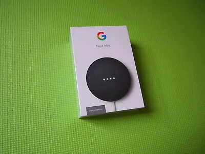$66 • Buy Google Nest Mini 2nd Generation Smart Speaker Home Assistant - Charcoal