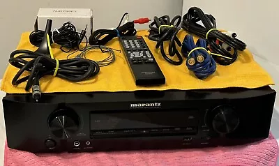 Marantz Slimline NR1504 Home Theater Receiver Remote & Extras Bundle WORKS GREAT • $259.65