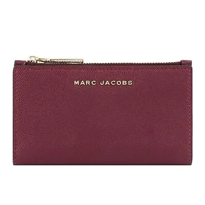 [Marc Jacobs] Daily Small Slim Bifold Wallet S105M06SP21605 POMEGRANATE • $140.55