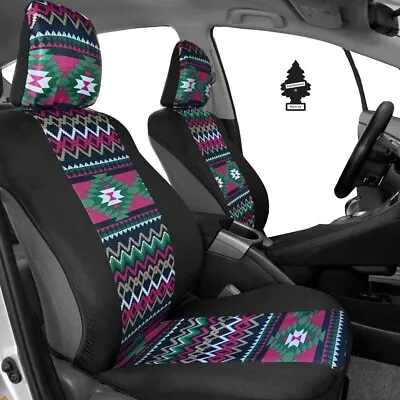For VW  Inca Car SUV Truck Seat Covers For Front Seats 2 Pack Baja Print • $27.90