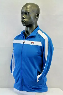 Fila RENZO TRACK JACKET BLUE/WHITE LM181L29 • $34.99