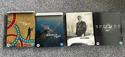 James Bond 007 Blu Ray Steelbook Collection. • £50