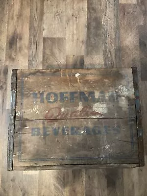 Vintage Hoffman Quality Beverage Wood Soda Crate FREE SHIPPING • $44.99