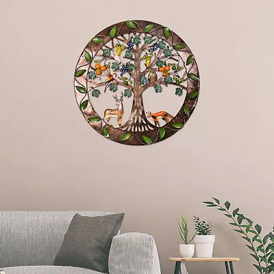 Tree Of Life Metal Hanging Wall Art Contemporary Indoor Outdoor Home Decor Gift • $32.87