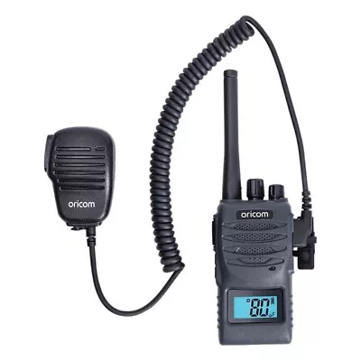 UHF5400BK-SPK 5 Watt Handheld UHF CB Radio With Speaker Microphone UHF5400 • $185