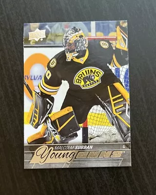 2015-16 Upper Deck Young Guns #211 Malcolm Subban Rookie Boston Bruins RC • $1.99