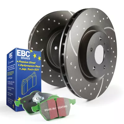 EBC Greenstuff Brake Pads & GD Sport Rotors For 90-96 300ZX Z32 [Front] • $318.10