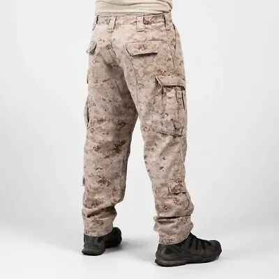 USMC Marines Frog Combat Ensemble Pants  Desert Marpat Tan Size Small Regular • $50