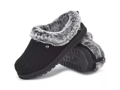 £27.90 • Buy Skecher Bobs Keepsakes Ice Angel Womens Slippers Faux Fur Slip-on Clog Slippers