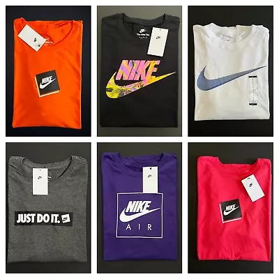 🔥 NWT Nike T-shirt Men's Short Sleeve Logo Swoosh Just Do It Sz M - 3XL 🔥 • $18.98