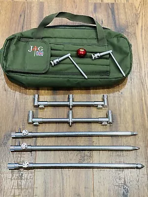Jag 316 Stainless Steel 3 Rod Adjustable Buzz Bars Bank Sticks Set Up • £149