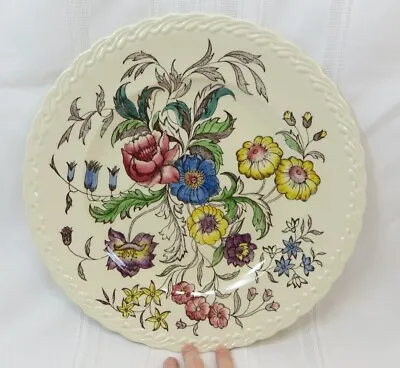 Vernon Kilns Hand-Painted 13 Inch Chop Plate Or Round Platter By Metlox • $20