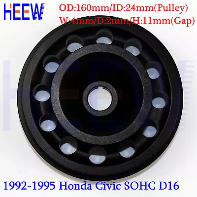 Pulley Light Weight Crankshaft OEM Size FOR Honda 92-95 96 Civic D16 SOHC Racing • $57.99