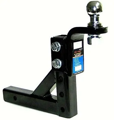 10  Drop Hitch Ball Mount Adjustable Trailer 2  Receiver With 1-7/8  Hitch Ball • $50.99