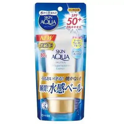 ROHTO MENTHOLATUM Skin Aqua UV Super Moisture Essence SPF50+ PA++++ 80g • $17.50