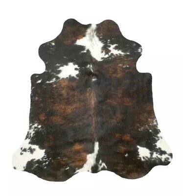 Natural Cow Hide  Rug Leather Carpet Skin Small Trii Colour • £155