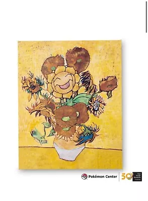 Pokemon Center × Van Gogh Sunflora Inspired By Sunflowers Wall Art Canvas • $78